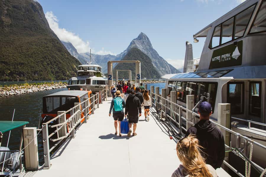 Milford Sound: 2-Hour Small Boat Scenic Cruise - From Milford Wharf to Mitre Peak