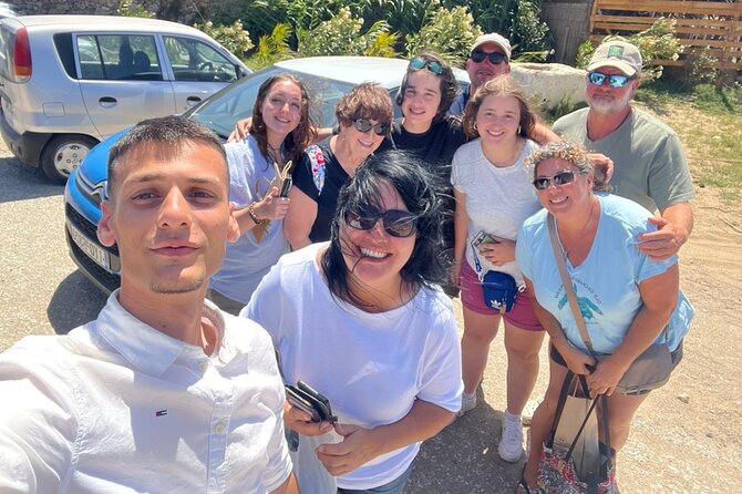 Mykonos: Small Group Tour for Cruise Passengers —Port Pickup - Ano Mera shows a quieter Mykonos