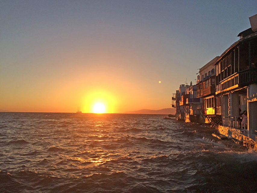 Mykonos: Sunset Cruise with Drinks - Cruising past Little Venice