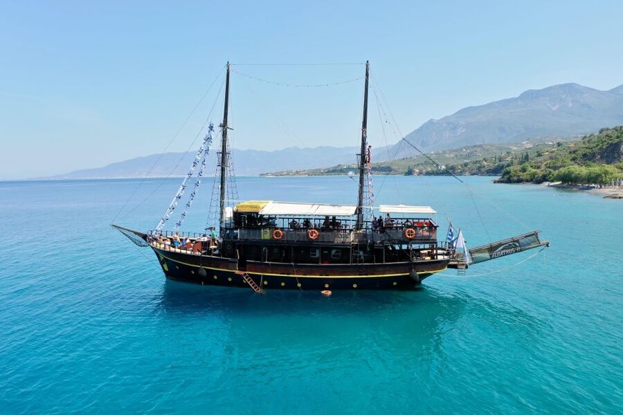 Mykonos: Sunset Party Boat Cruise with 1 Drink - The Little Venice sunset is the visual highlight
