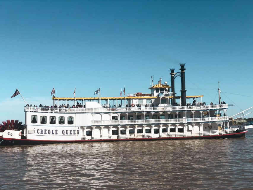 New Orleans: Creole Queen History Cruise with Optional Lunch - Key points to know before you board