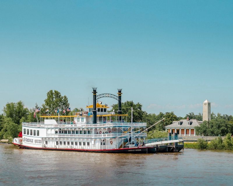 New Orleans: Creole Queen History Cruise with Optional Lunch - Leaving from the Riverwalk and Canal Street Dock