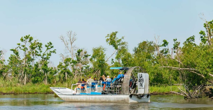 New Orleans: High Speed 9 Passenger Airboat Tour - The 105-minute search for alligators