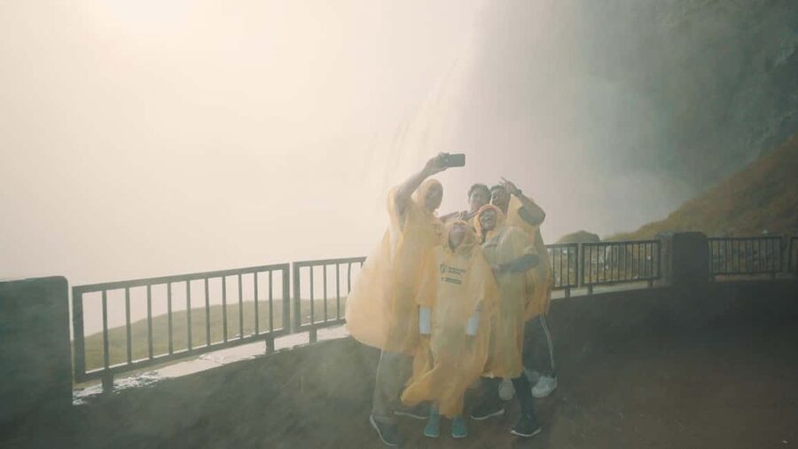 Niagara Falls: Premium Tour, Boat & Journey Behind the Falls - The Hornblower boat and the wettest view