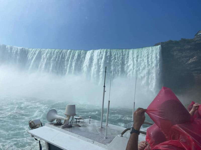 Niagara Falls Tour: Boat Ride, Journey Behind Falls and more - Hornblower boat cruise: the wet finale