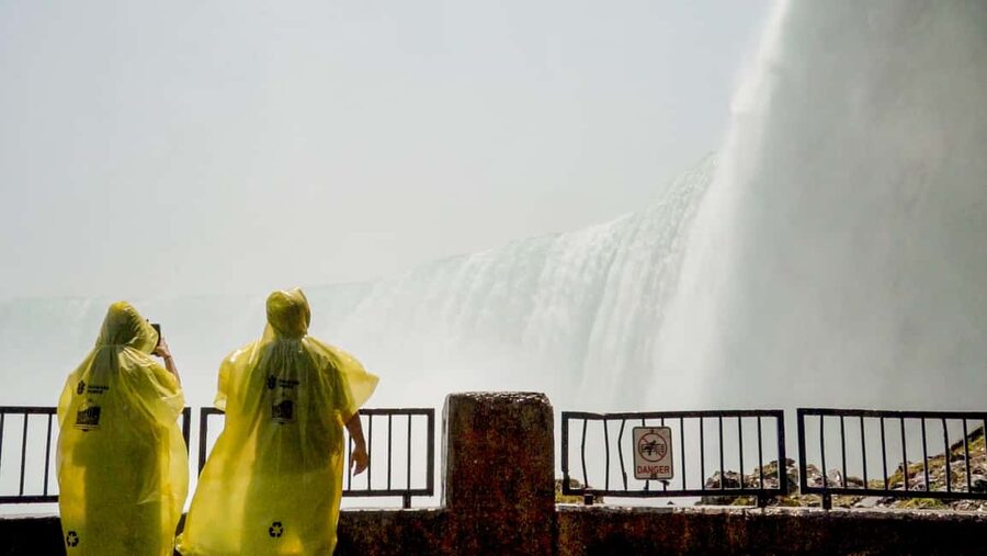 Niagara Falls Tour: Skylon, Journey Behind Falls & Boat Ride - Skylon Tower: a 520-foot view of all three falls