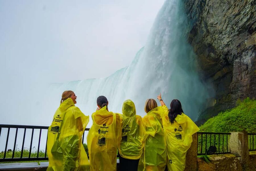 Niagara Falls Tour: Skylon, Journey Behind Falls & Boat Ride - Meeting at Skylon Tower and getting oriented