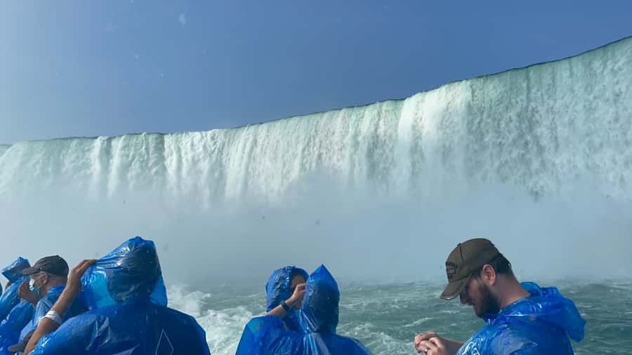 Niagra Falls, USA Side: Boat, Cave and Shuttle pass Tour - Meeting at Hard Rock Cafe and getting oriented