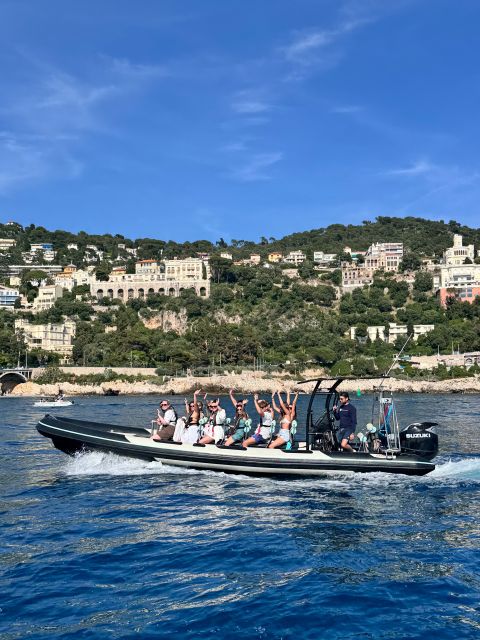 Nice: Mala Caves, Villefranche & Snorkeling Boat Tour - Swimming at La Réserve de la Mala