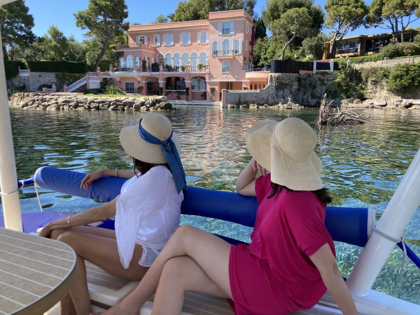 Nice: Private French Riviera Solar Boat Cruise - Swimming, picnics, and the optional chance to steer