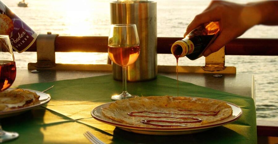 Nijmegen: River Cruise with All-You-Can-Eat Dutch Pancakes - A pancake boat on Nijmegen’s wide Waal River