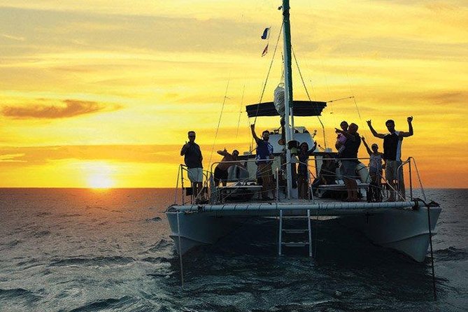 Oahu Catamaran Waikiki Sunset on 40 Foot Catamaran: Food and BYOB - Boarding at Ala Moana Harbor