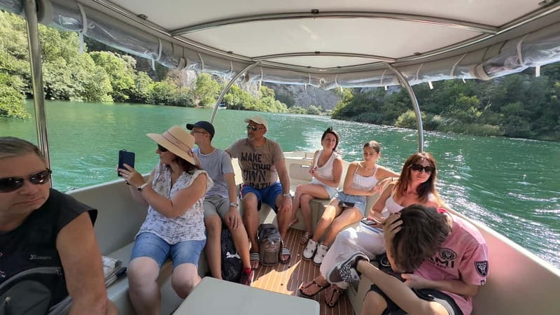 Omiš: 2-Hour Cetina River Boat Tour and Nature Park Visit - Boarding near the orange quad bikes