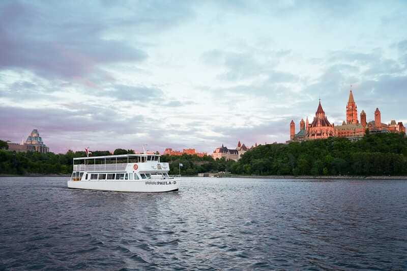 Ottawa: Sightseeing River Cruise - Open deck, lower deck, and comfort