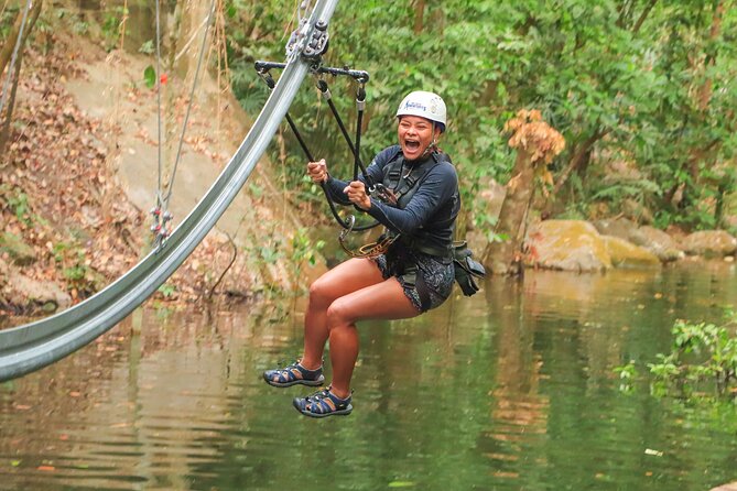 Outdoor Ziplining, Waterfalls & Speed boat in Puerto Vallarta - Ziplines, bridges, and the roller-coaster line