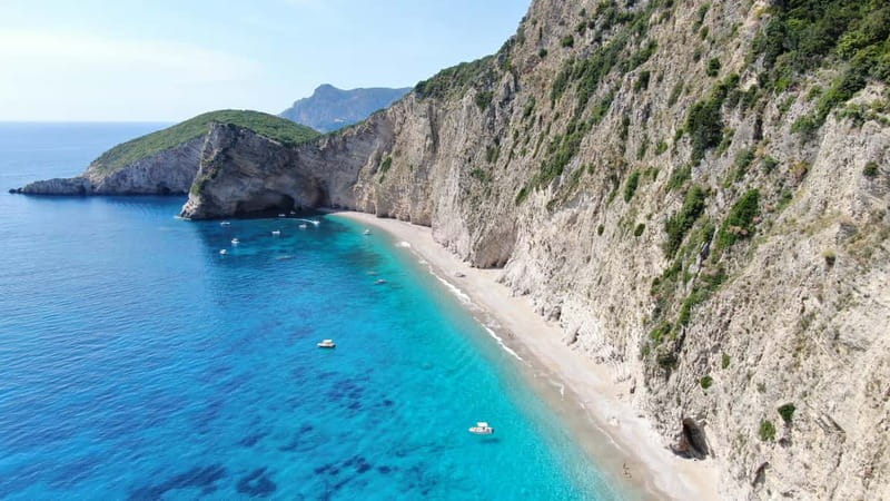 Paleokastritsa: Paradise, Yali Beach & Blue Caves Boat Tour - A two-hour look at Paleokastritsa from the water
