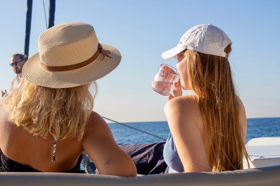Palma: Cueva Verde and Cala Vella Catamaran Cruise with BBQ - The barbecue, snacks, and dessert