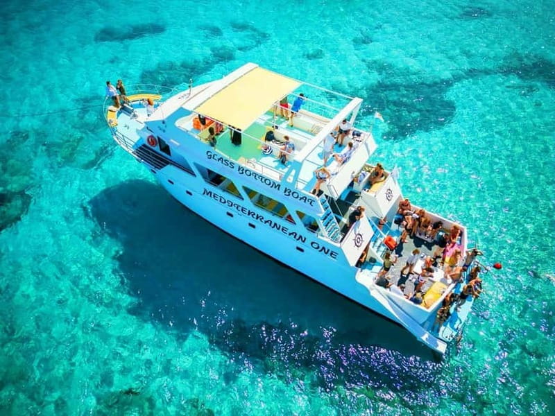 Paphos: Blue Lagoon Boat Adventure with Bus Transfer - Morning, afternoon, or sunset departure