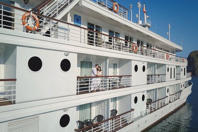 Paradise Elegance Cruise 2 days 1 night Halong Bay Tour - Evening activities: cooking, squid fishing, and a slower view of the bay