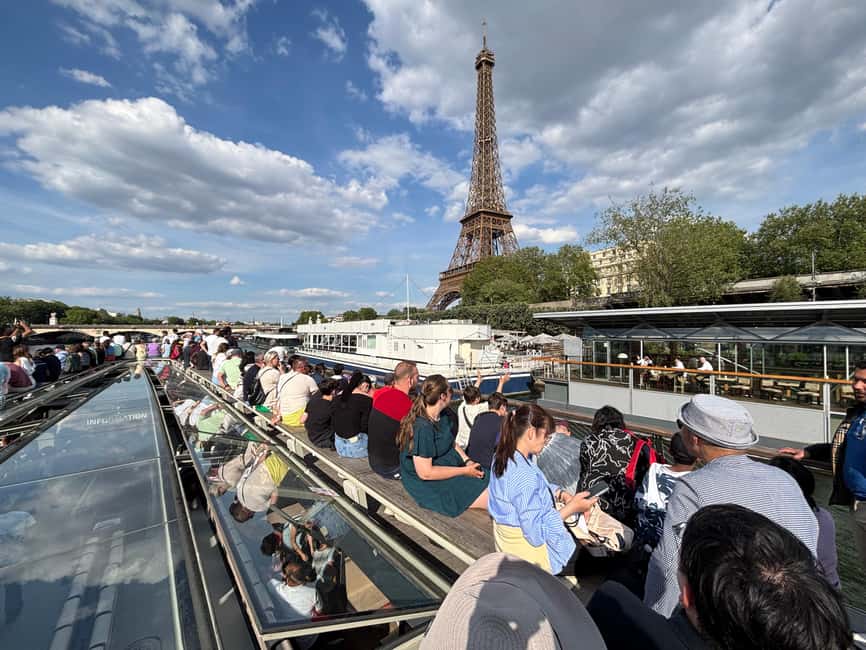 Paris: 1-Hour Seine Cruise departing from the Eiffel Tower - Grand Palais and the return to the Eiffel Tower