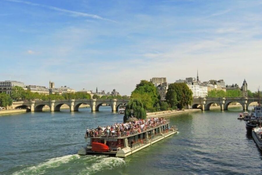 Paris: Opera Garnier and Seine River Cruise Tickets - Boarding the one-hour Seine cruise