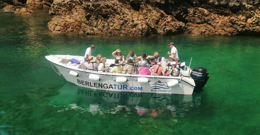 Peniche: Berlengas Roundtrip and Glass-Bottom Boat Cave Tour - The ferry from Peniche to the Berlengas