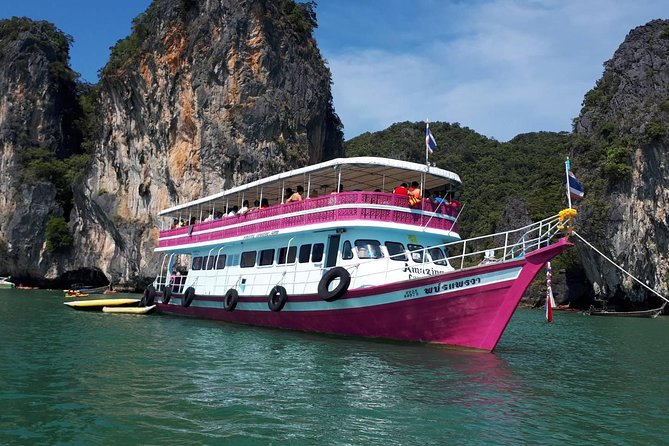 Phang Nga Bay Sea Cave Canoeing & James Bond Island by Big Boat - Thai buffet lunch, drinks, and small extras