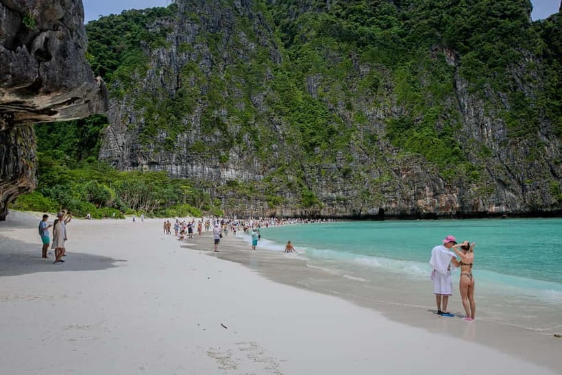Phi Phi: 7 Island Longtail Boat Snorkeling Tour with Sunset - Bamboo Island gives you time to slow down