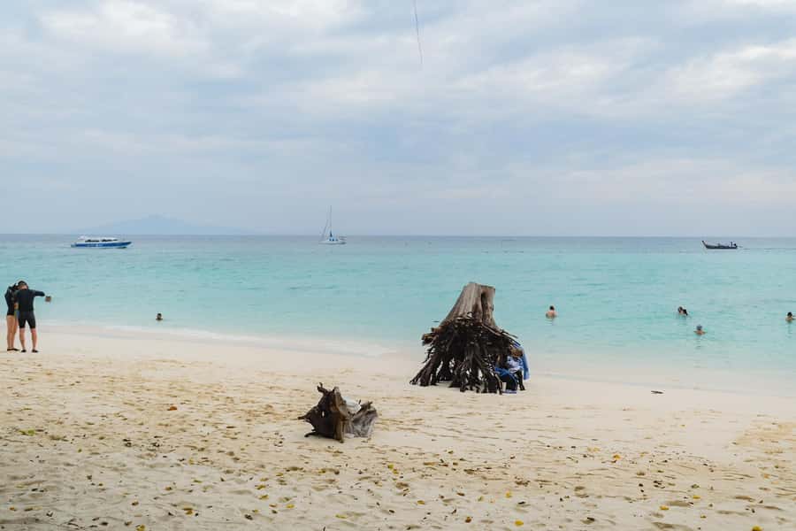 Phuket: Phi Phi, Bamboo & Maithon by Premium Speed Catamaran - Monkey Beach is a quick look, not a beach visit