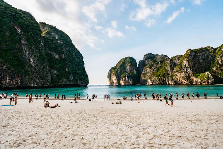 Phuket: Phi Phi Islands Day-Trip by Speed Catamaran - Viking Cave and snorkeling near Phi Phi Le