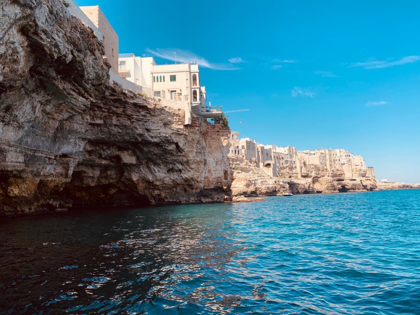 Polignano a Mare: Cave Boat Tour with Aperitif - Grotta Palazzese and the famous cliffside setting