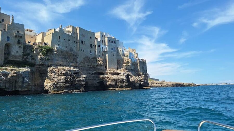 Polignano's coast and caves: a boat tour with drinks, swimming, music, and fun - Why Polignano looks better from the water