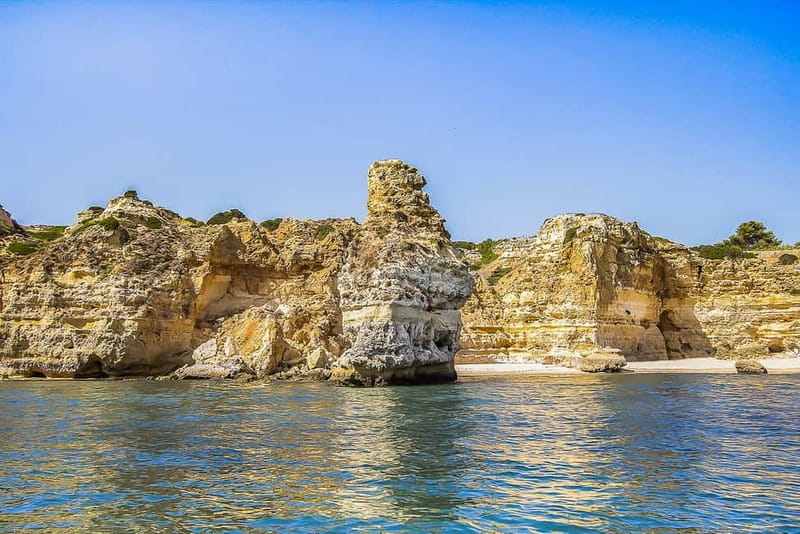 Portimão: Benagil Caves Speed Boat Tour with Sunset Option - Ferragudo and the first coastal views