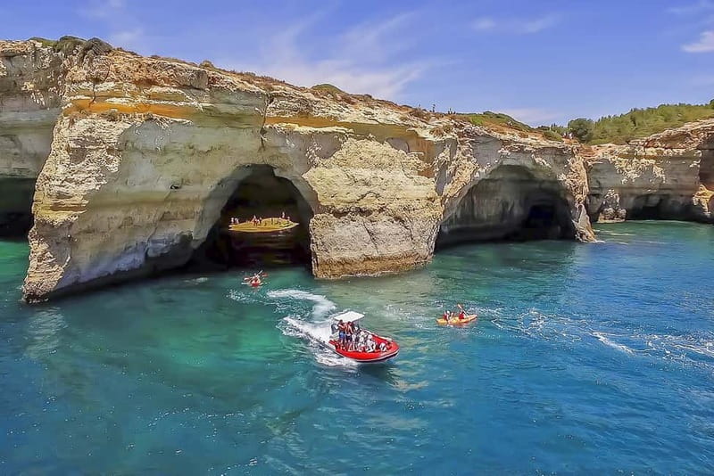 Portimão: Benagil Caves Speed Boat Tour with Sunset Option - Carvoeiro and Algar Seco from the water
