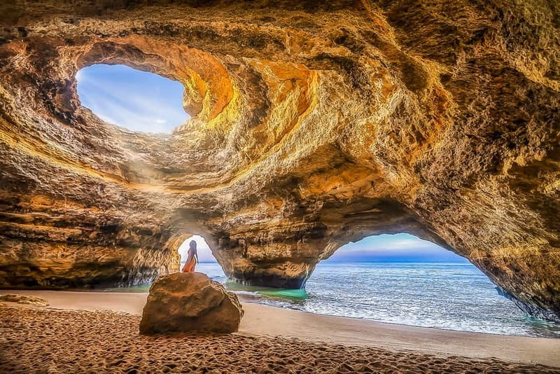 A sea cave on the Algarve