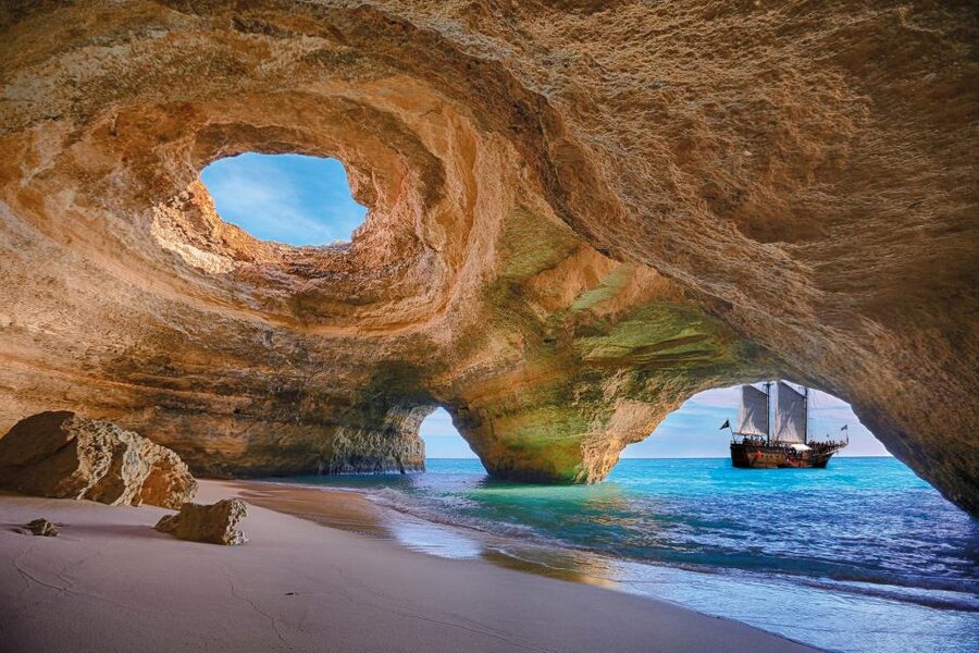 Portimão: Pirate Ship Cave Cruise - A Pirate Ship With a Practical Purpose