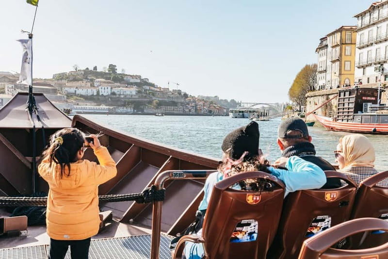 Porto: Bridges Cruise & Sunset & Port Wine Cellar Option - The audio guide: useful, but bring your own setup