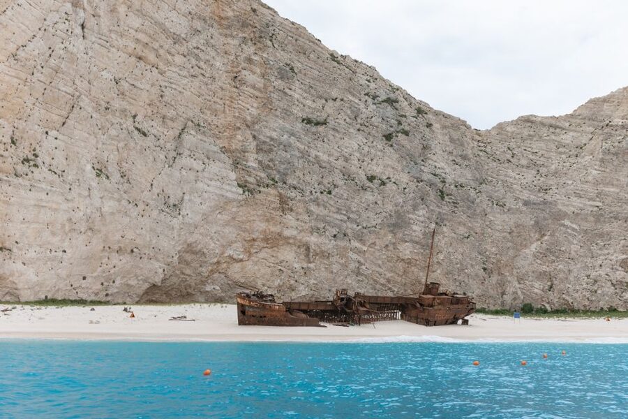 Porto Vromi: Shipwreck, Caves, & White Beach Swimming Cruise - Weather can change the day