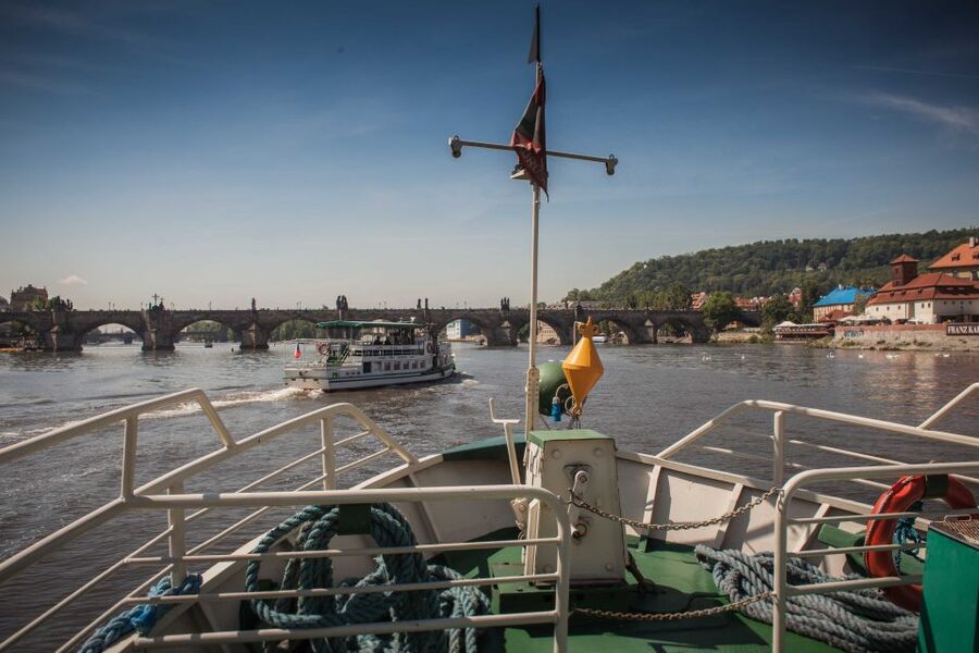 Prague: Afternoon Beer Cruise with Drinks Included - Charles Bridge from the water