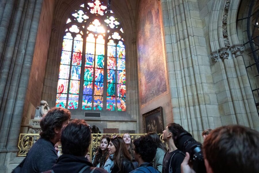 Prague Castle Interiors, Bus Tour and Vltava River Cruise - Key points at a glance