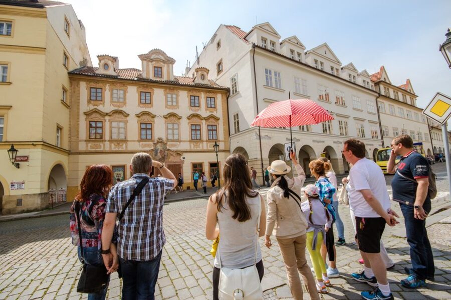 Prague: Guided Bus & Walking Tour with River Cruise & Lunch - The bus route: a moving introduction to Prague