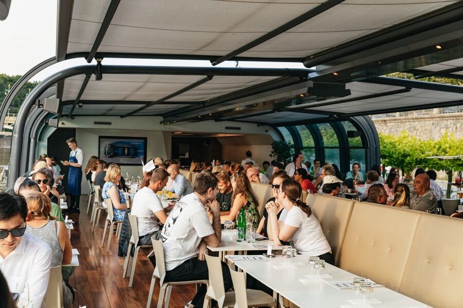 Prague: Sightseeing Dinner Cruise on Open-Top Glass Boat - Starting near Dvořákovo nábř. and finding your boat