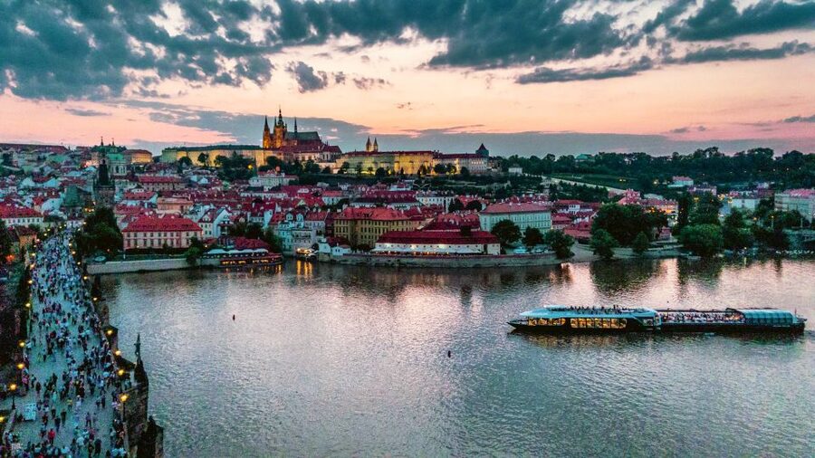 Prague: Vltava River Night Cruise with Buffet - The boat, the music, and the practical comfort level