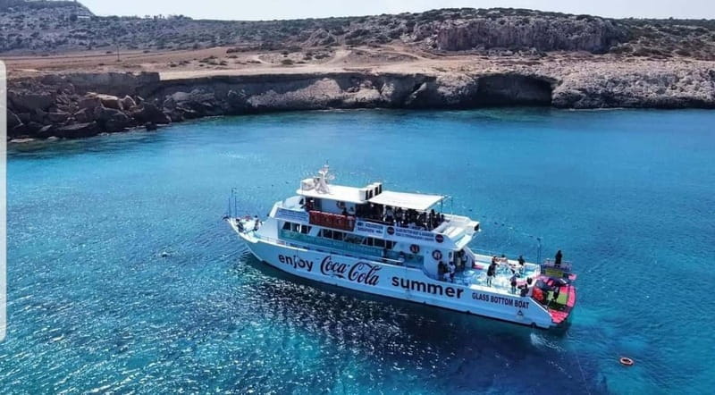 Protaras: Famagusta, Blue Lagoon and Turtle Cove Boat Trip - Setting off from Protaras Pier