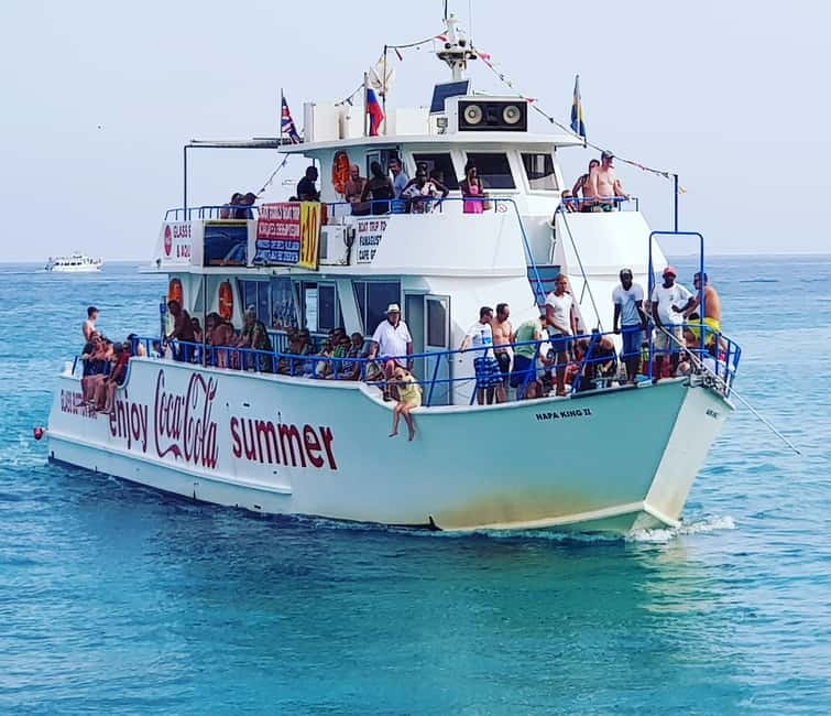Protaras: Famagusta, Blue Lagoon and Turtle Cove Boat Trip - Passing Konnos Beach and Kamara tou Koraka