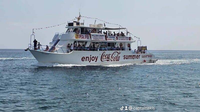 Protaras: Famagusta, Blue Lagoon and Turtle Cove Boat Trip - The Blue Lagoon swim stop