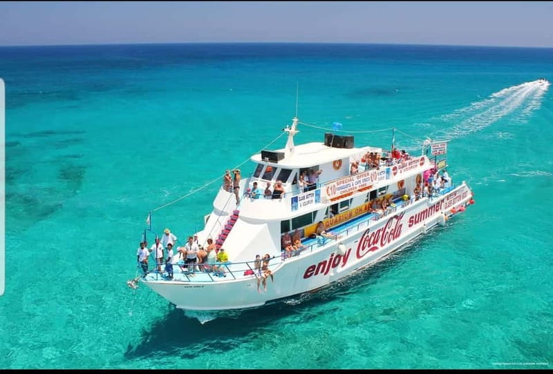 Protaras: Famagusta, Blue Lagoon and Turtle Cove Boat Trip - The coastal run toward Famagusta