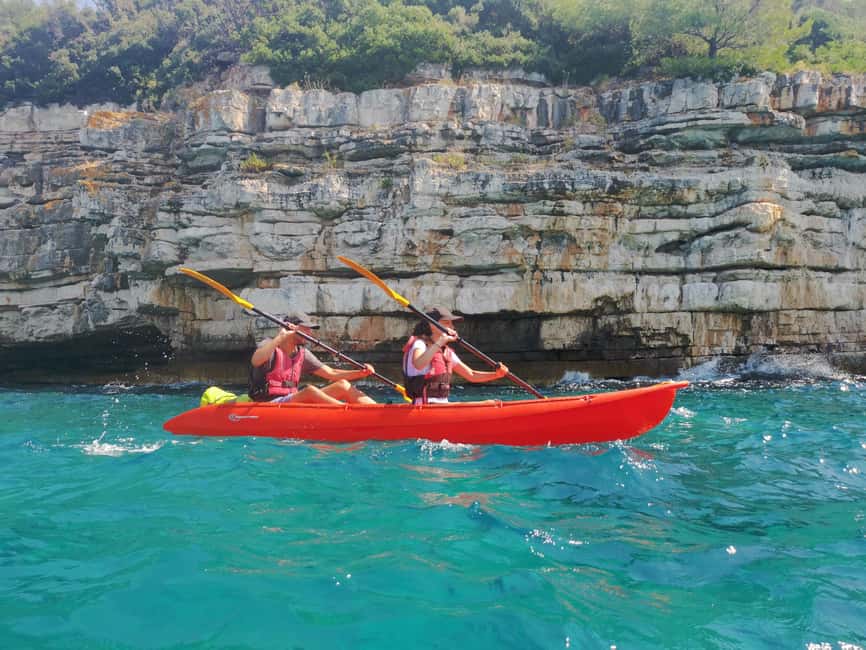 Pula: Sea Adventure – Boat, Kayak, Snorkeling & Cliff Jumps - Snorkeling from a secluded beach