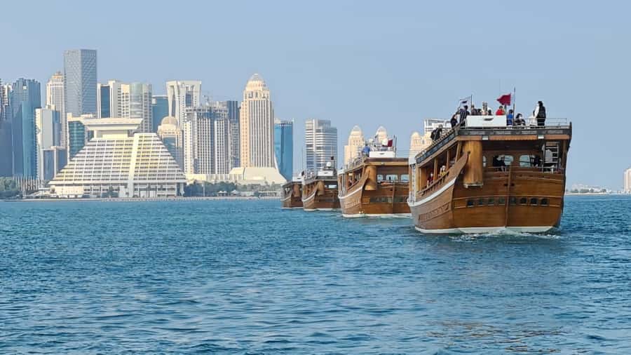 Qatar: Doha Sightseeing Cruise Onboard an Arabic Dhow Boat - Finding the National Cruise office at Box Park