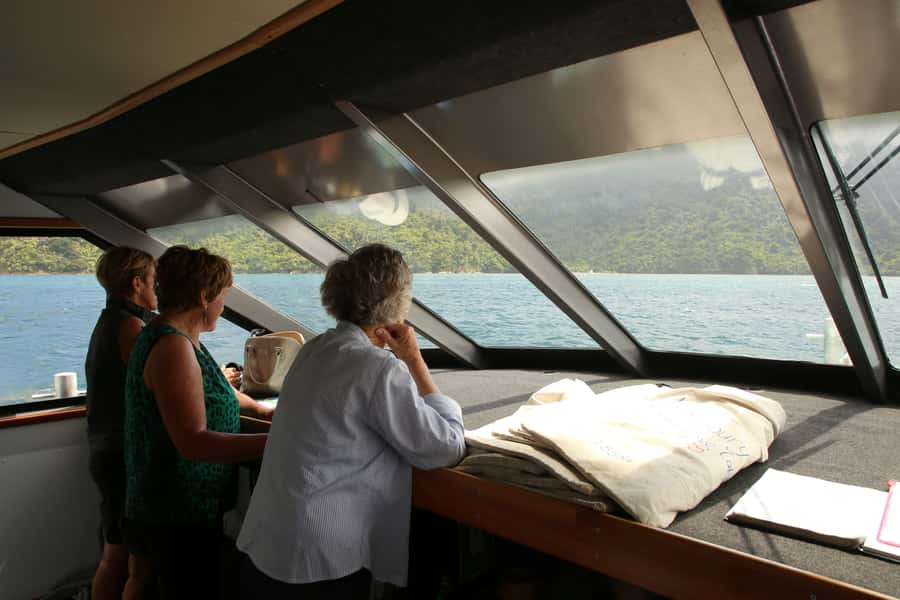 Queen Charlotte Sound Mail Boat Cruise from Picton - What the commentary adds